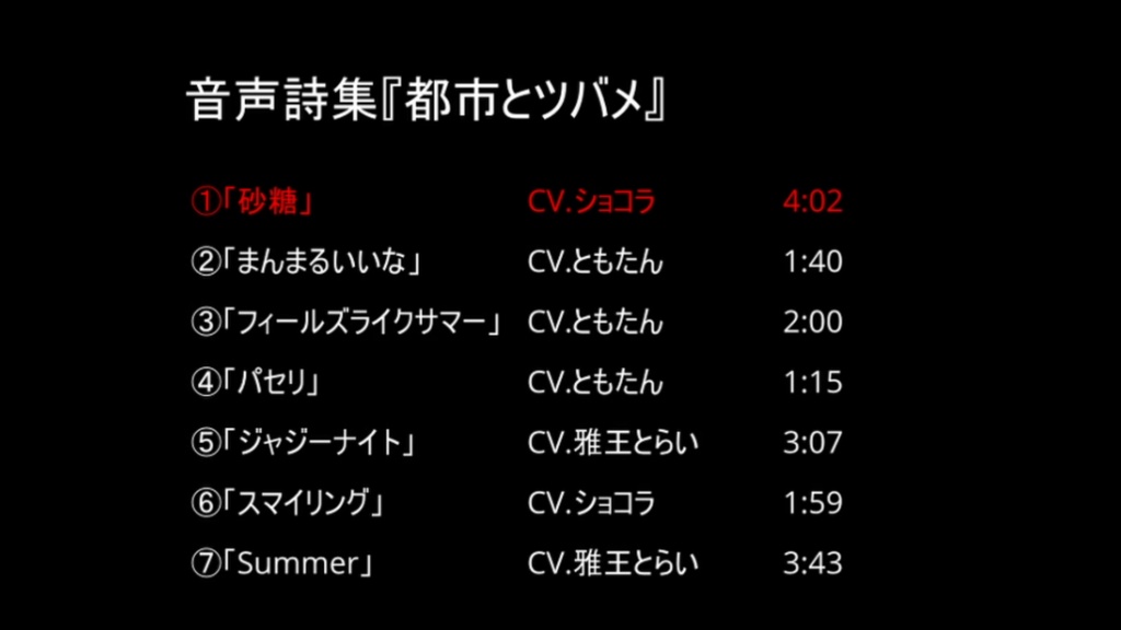 朗読詩集『都市とツバメ』