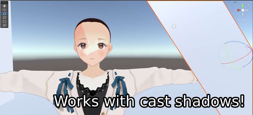 lilEasyFace【lilToon拡張】 liltoon Custom Anime Face Shader アニメ調顔シェーダー【Unity / Warudo向け】