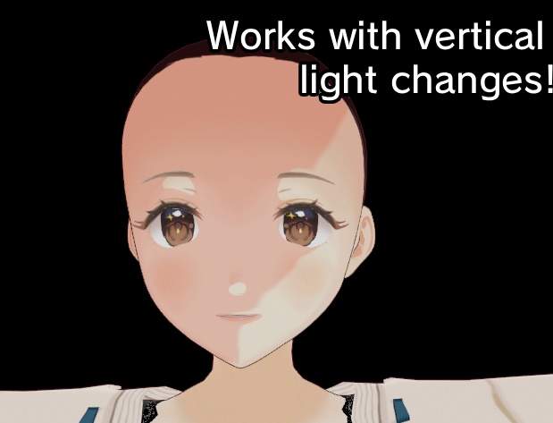 lilEasyFace【lilToon拡張】 liltoon Custom Anime Face Shader アニメ調顔シェーダー【Unity / Warudo向け】