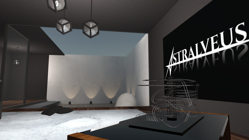【VRChat想定インテリア】マーブルコースター -Astralveus-