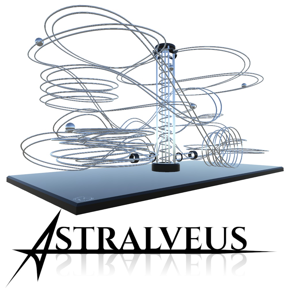 【VRChat想定インテリア】マーブルコースター -Astralveus-