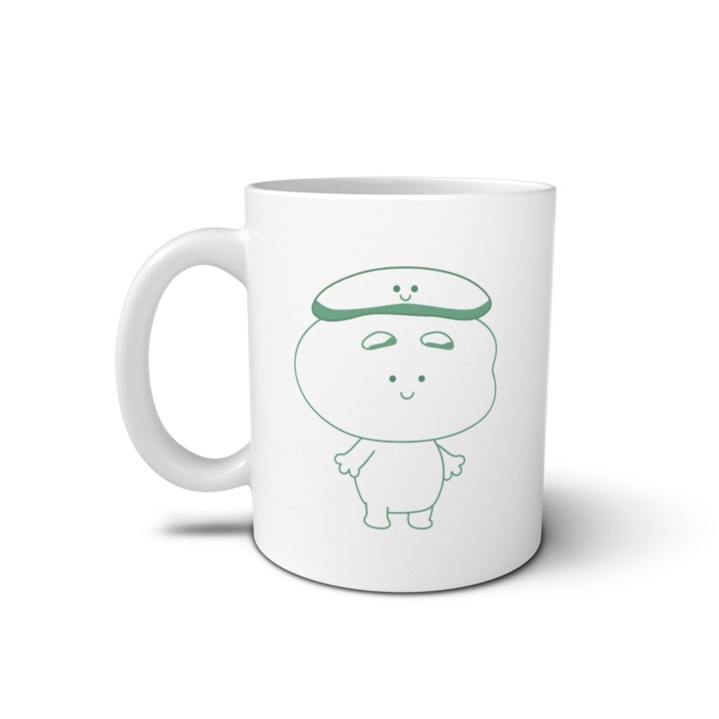 おもちさんマグカップ002 - 直径 8 cm / 高さ 9.5 cm