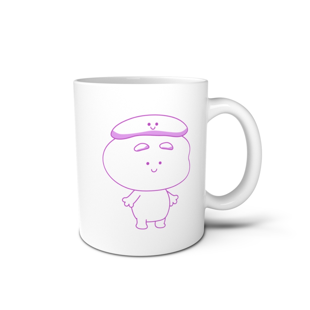 おもちさんマグカップ002 - 直径 8 cm / 高さ 9.5 cm