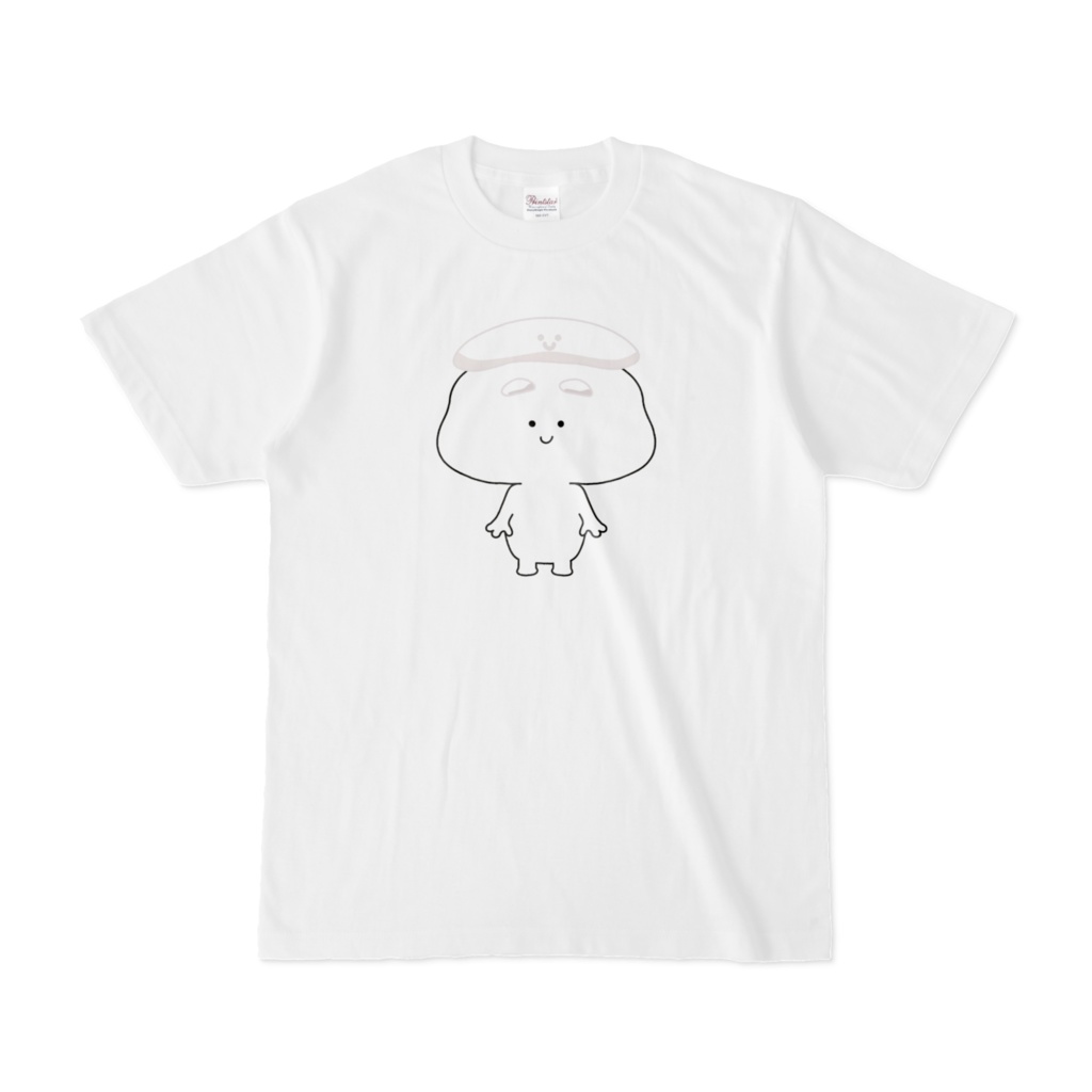 おもちさんTシャツ - ホワイトomochi-san002