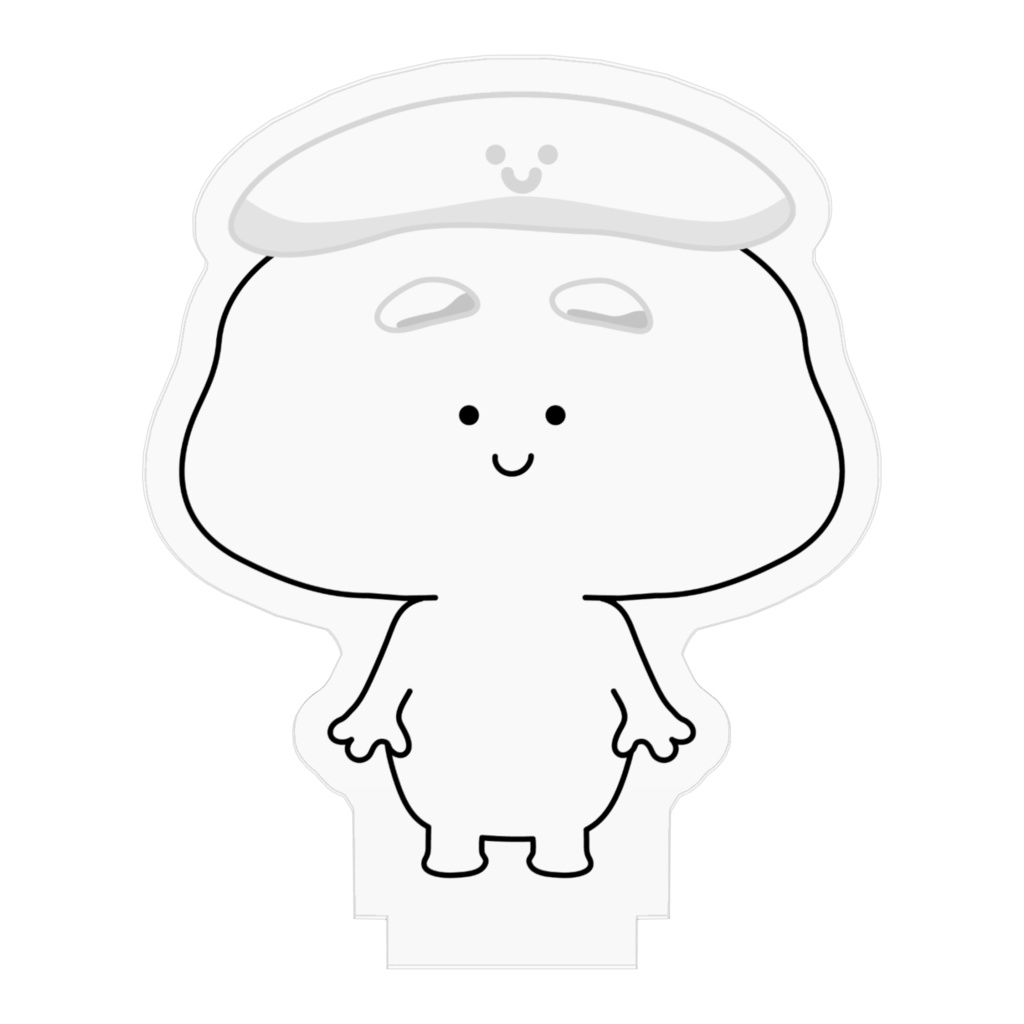 おもちさんアクリルフィギュア002 50x50mm