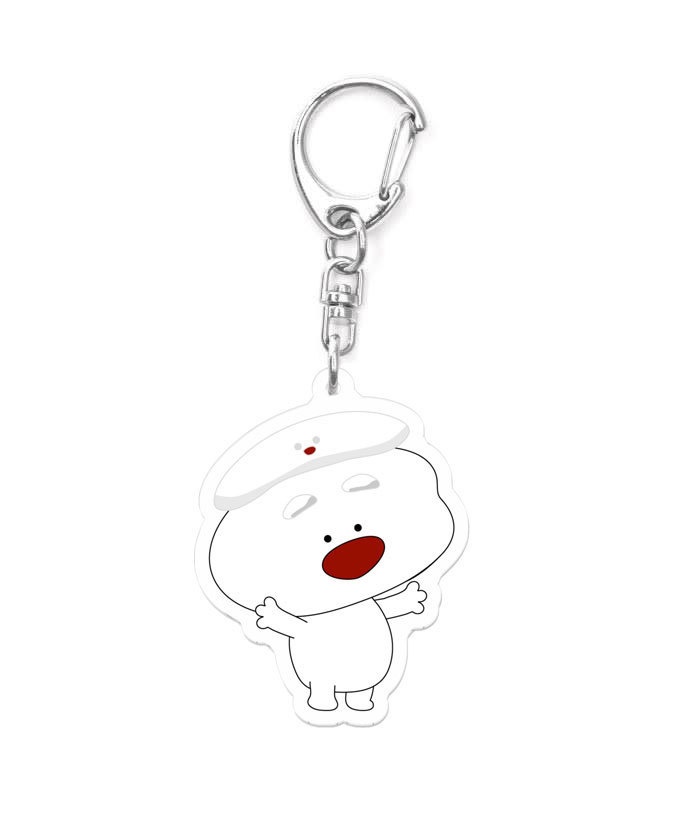 おもちさんアクリルキーホルダーdiary20240614-goods-chara 50 x 50 (mm)