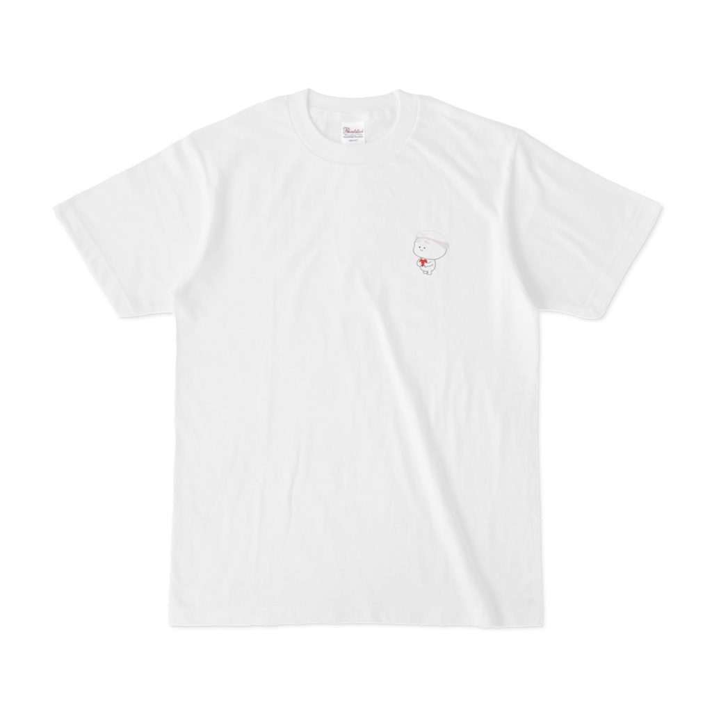 おもちさんTシャツ006 ハート持つ