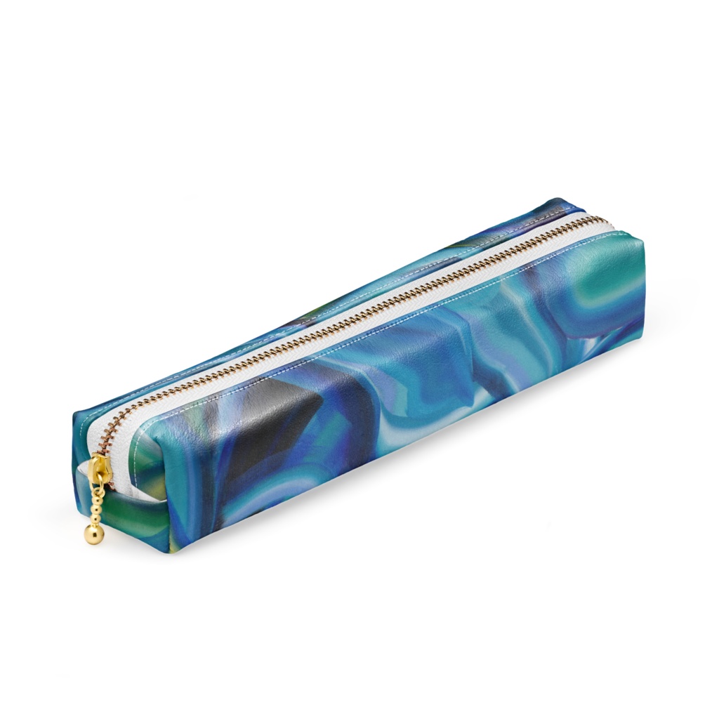 ペンケース【青たちのコンポジション】