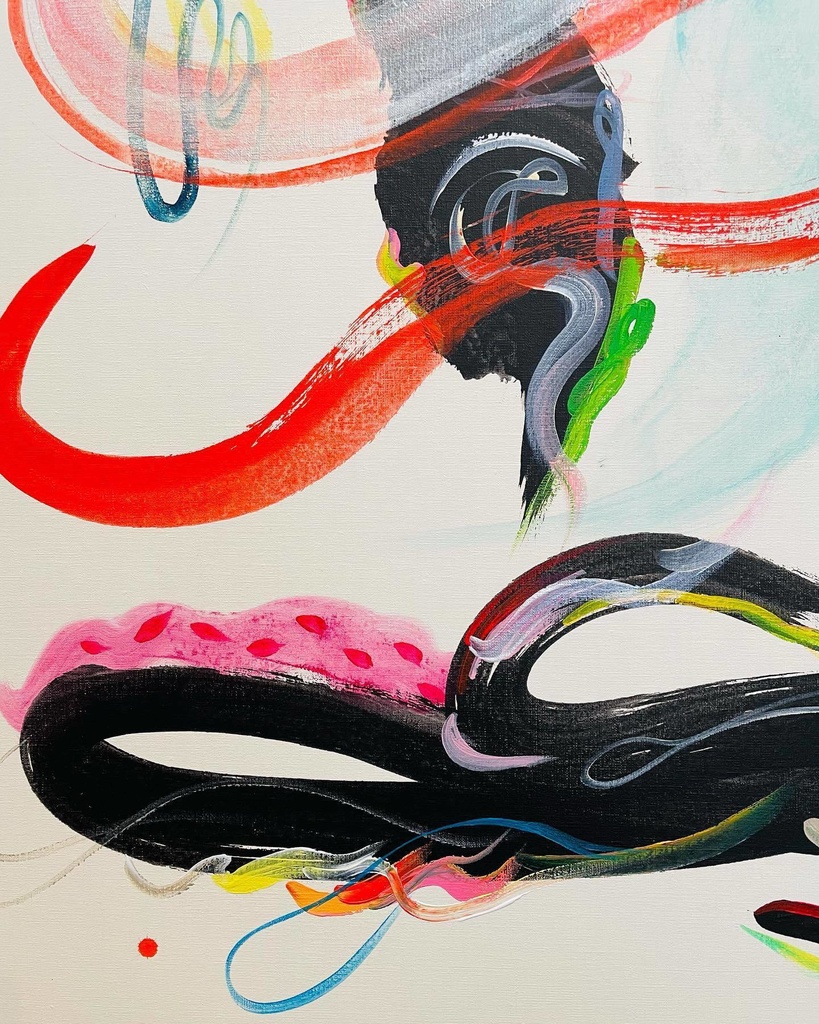 原画【 悔いなき流れ 】