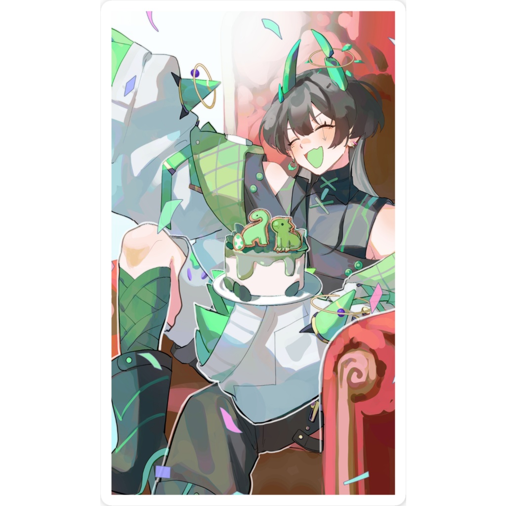 【誕生日記念】スマホの裏でもなんにでも ステッカー