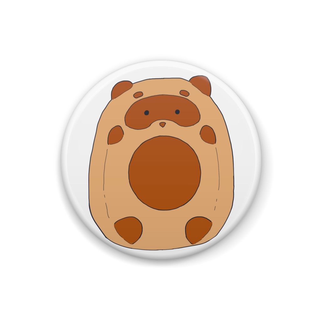 たぬたぬ缶バッチ