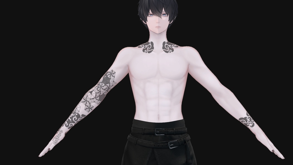 【獏対応】和柄タトゥー