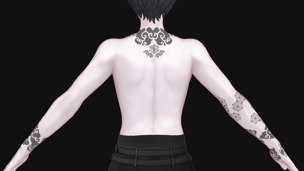 【獏対応】和柄タトゥー