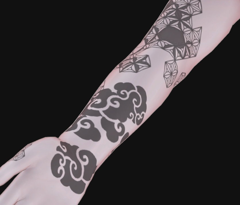 【獏対応】和柄タトゥー