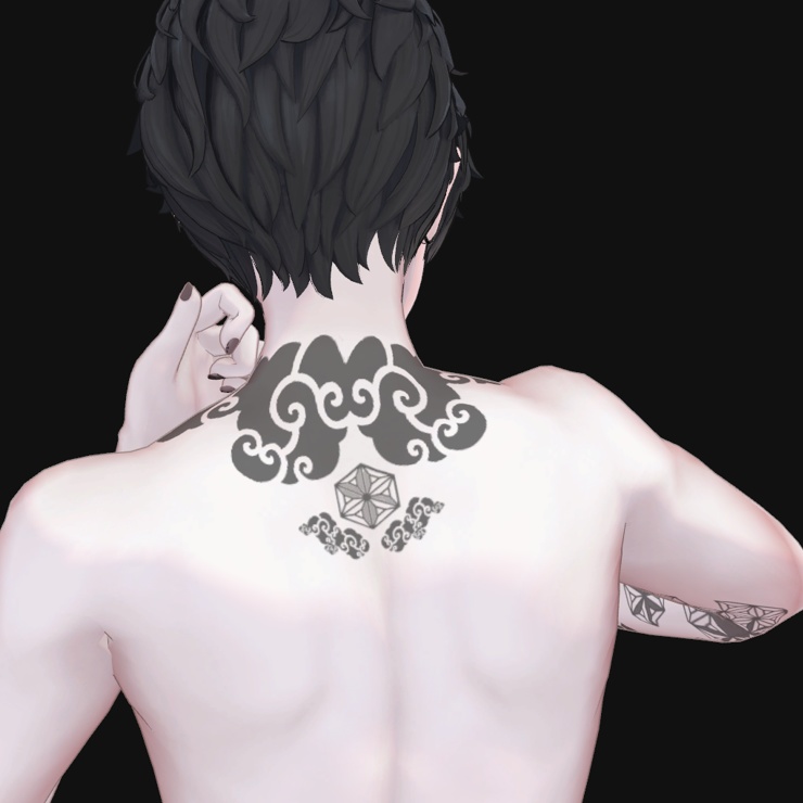 【獏対応】和柄タトゥー