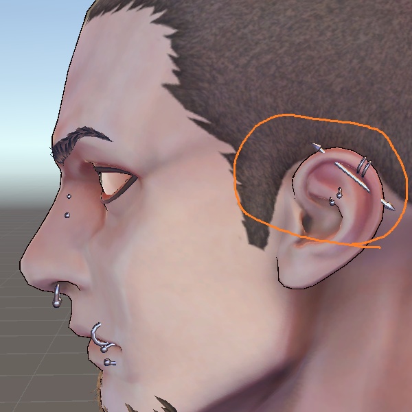 【Gifter】VividEyeTex【おまけピアスつき】