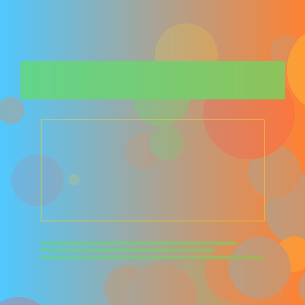 【SNSテンプレート】ポップカラー 4種セット Instagram/YouTube/Twitter