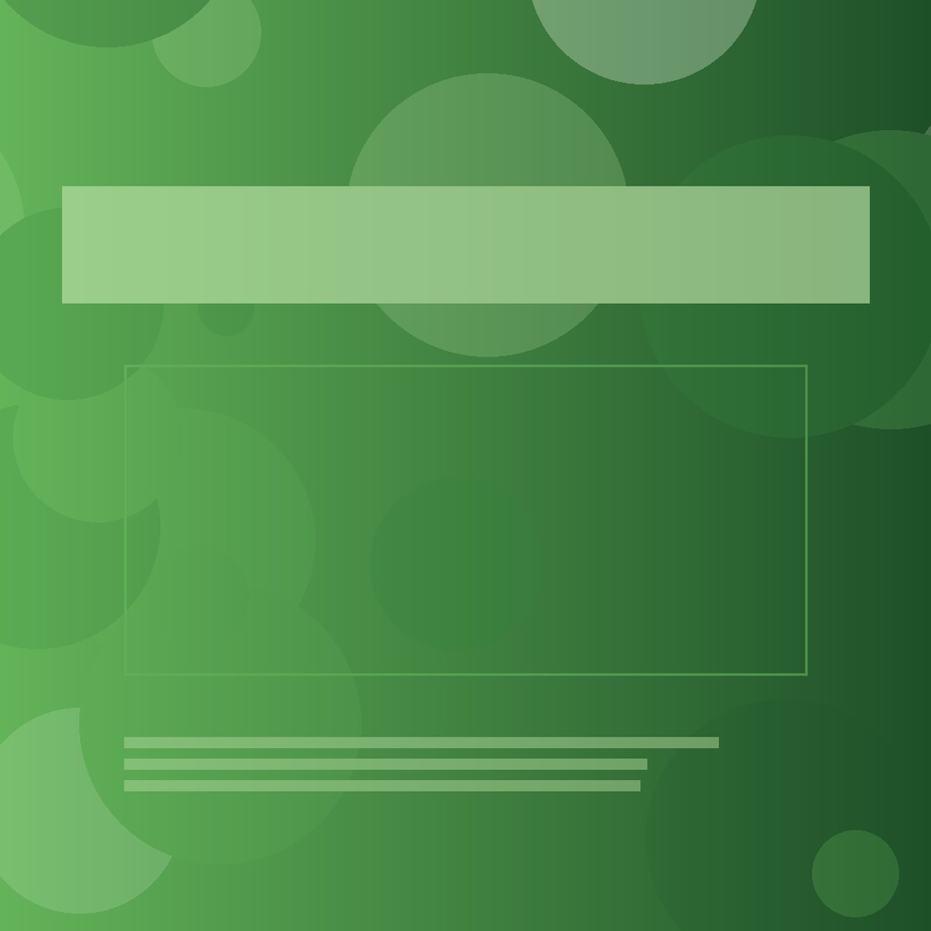 【SNSテンプレート】フォレストグリーン 4種セット Instagram/YouTube/Twitter