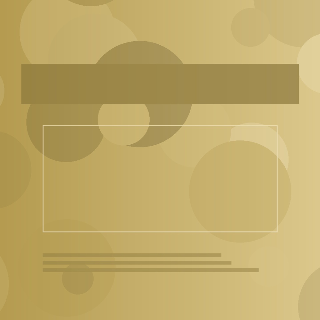 【SNSテンプレート】エレガントゴールド 4種セット Instagram/YouTube/Twitter