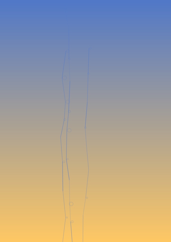 【ウォールアート】アブストラクトフルイド ポスター5点セット A3/A4対応 300DPI