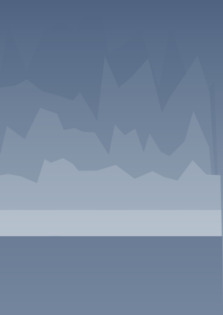 【ウォールアート】マウンテンミスティ ポスター5点セット A3/A4対応 300DPI