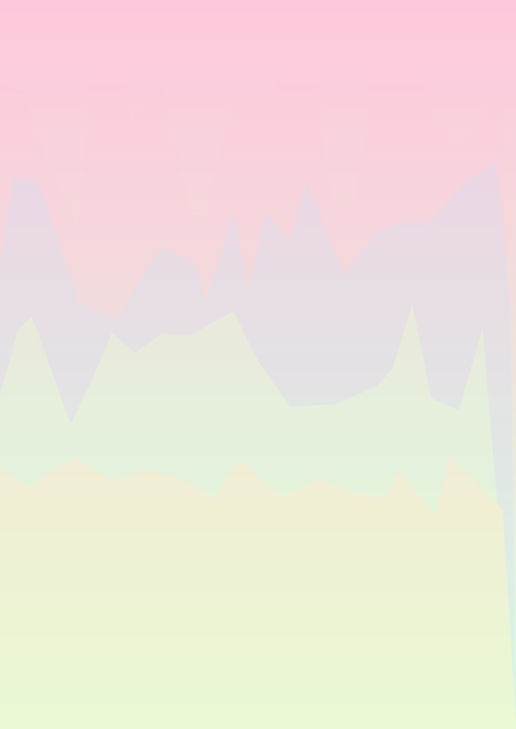 【ウォールアート】パステルアブストラクト ポスター5点セット A3/A4対応 300DPI