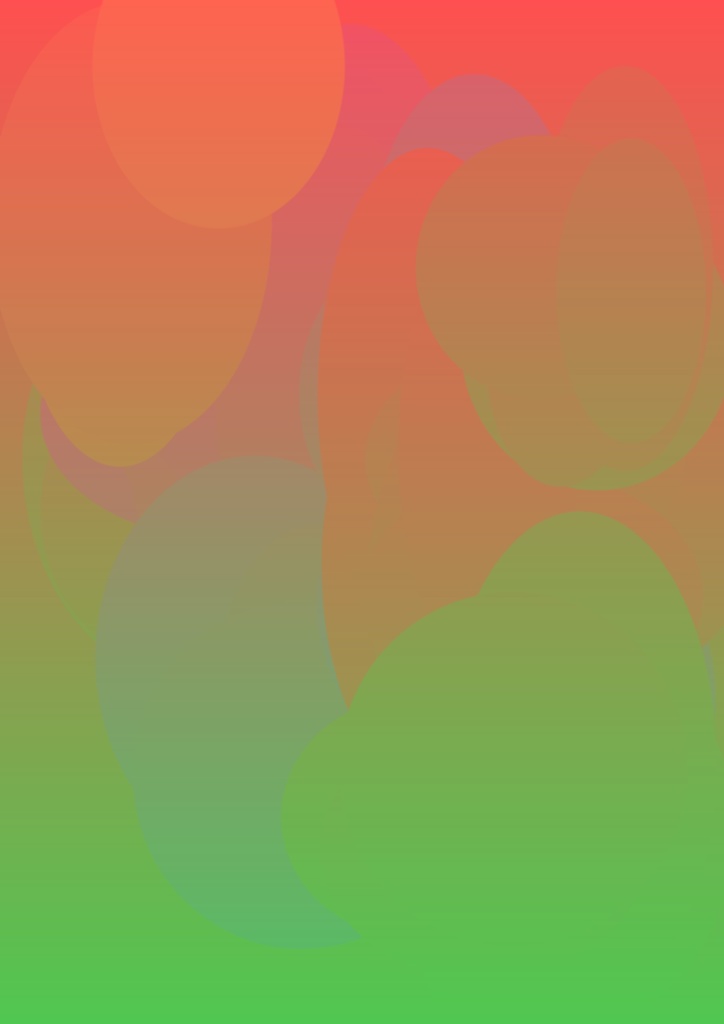 【ウォールアート】レインボーウェーブ ポスター5点セット A3/A4対応 300DPI