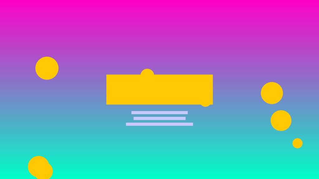 【プレゼン背景】ネオンフューチャリスティック スライド背景6枚セット 16:9