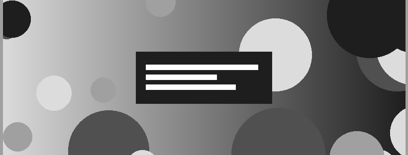 【バナー】ミニマルモノ SNSバナー5サイズセット YouTube/Twitter/Facebook