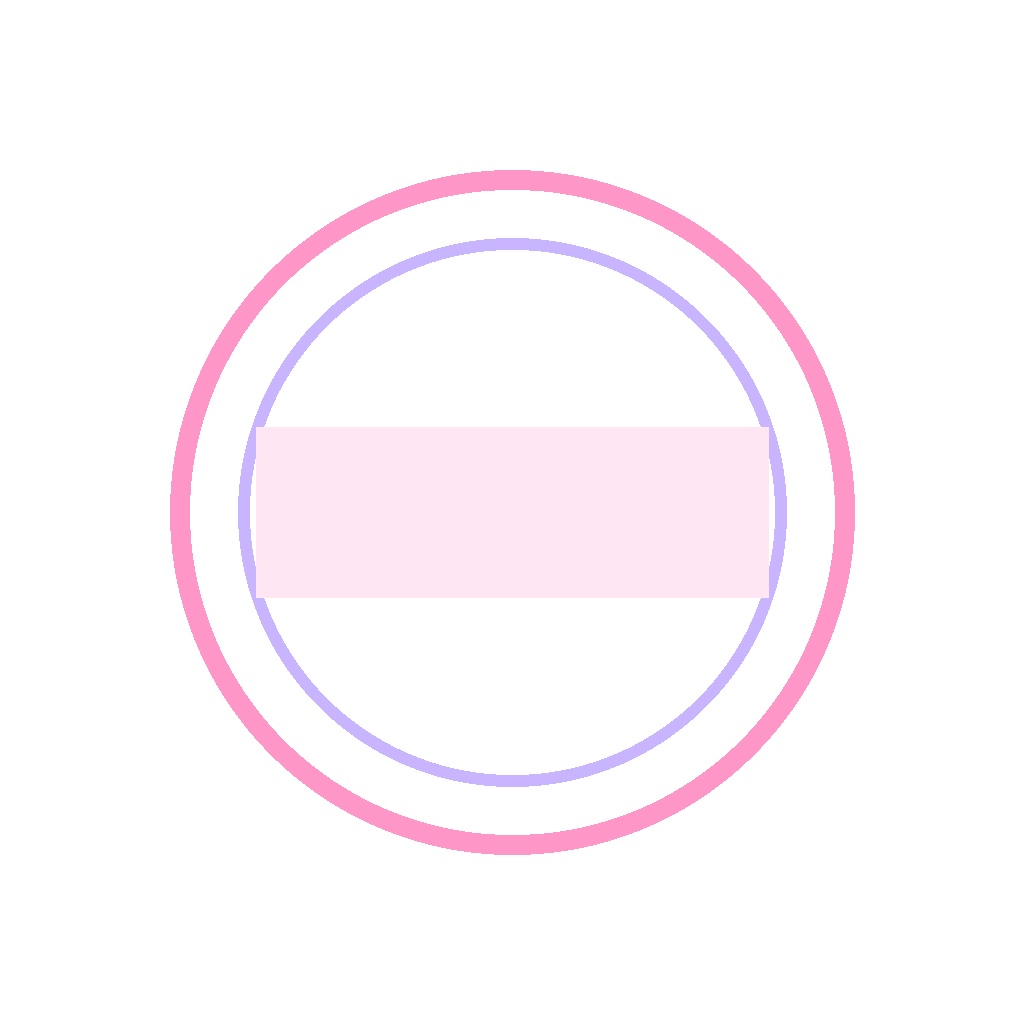 【ロゴテンプレート】カワイイラウンド ロゴ素材5種セット 透過PNG