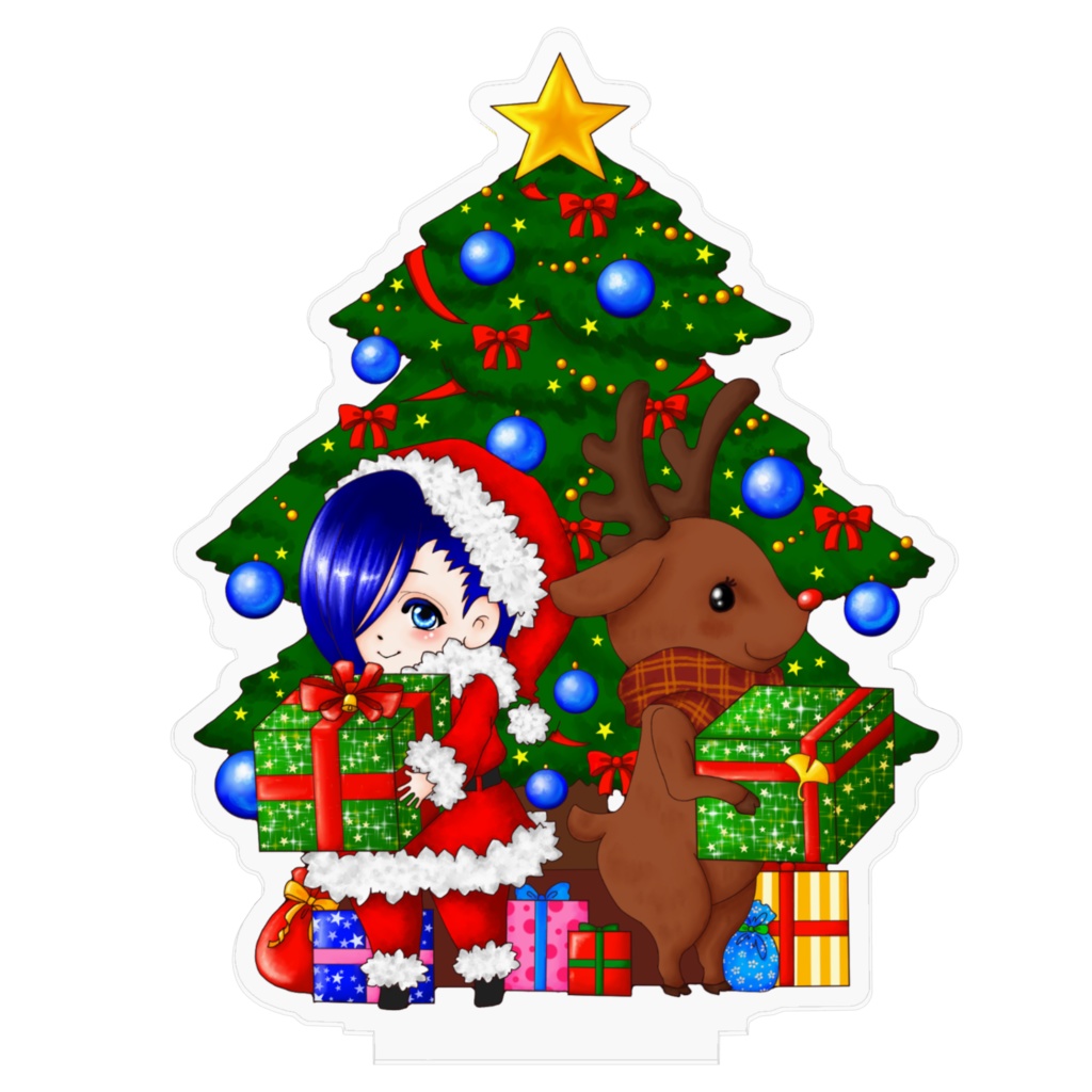 ちびきょうや アクリルフィギュア(2022クリスマスver.)