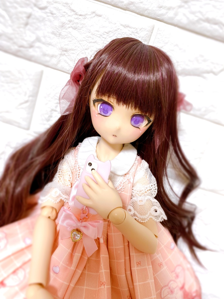 【ネコ型】ねこちPhone Ver.2とリボンストラップセット