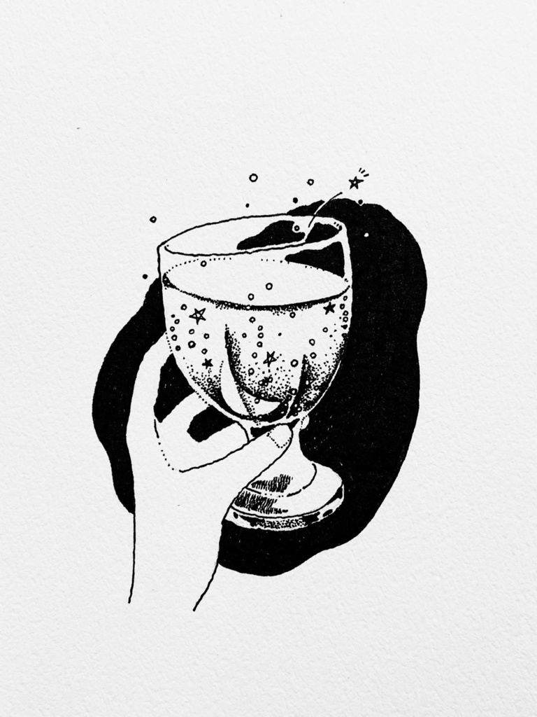 ペン画イラスト