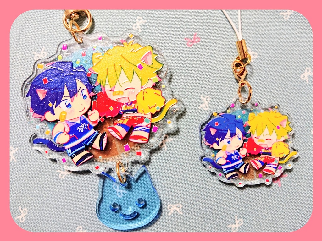【アクリルキーホルダー】隼人＆タケル（大・小）
