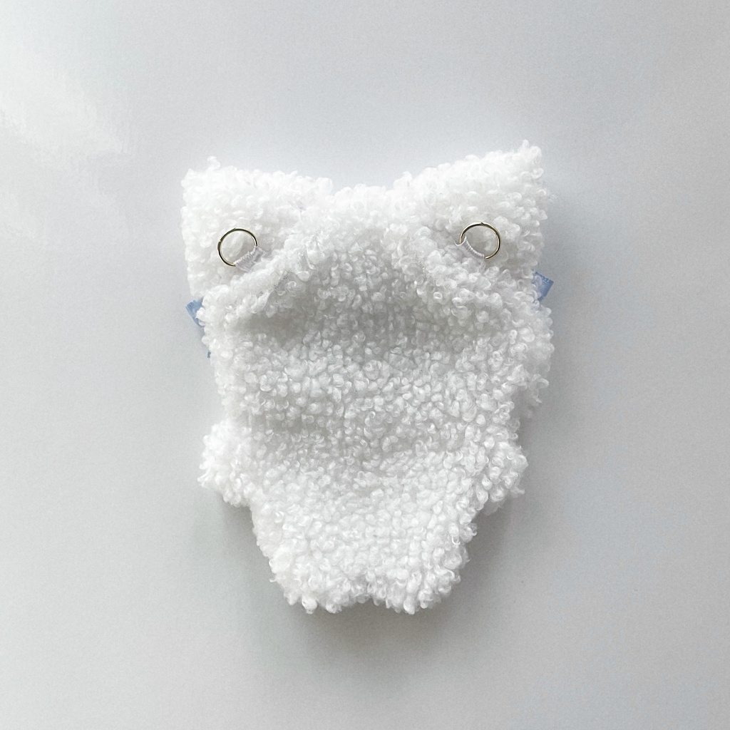 ブルー×ホワイトねこちゃん