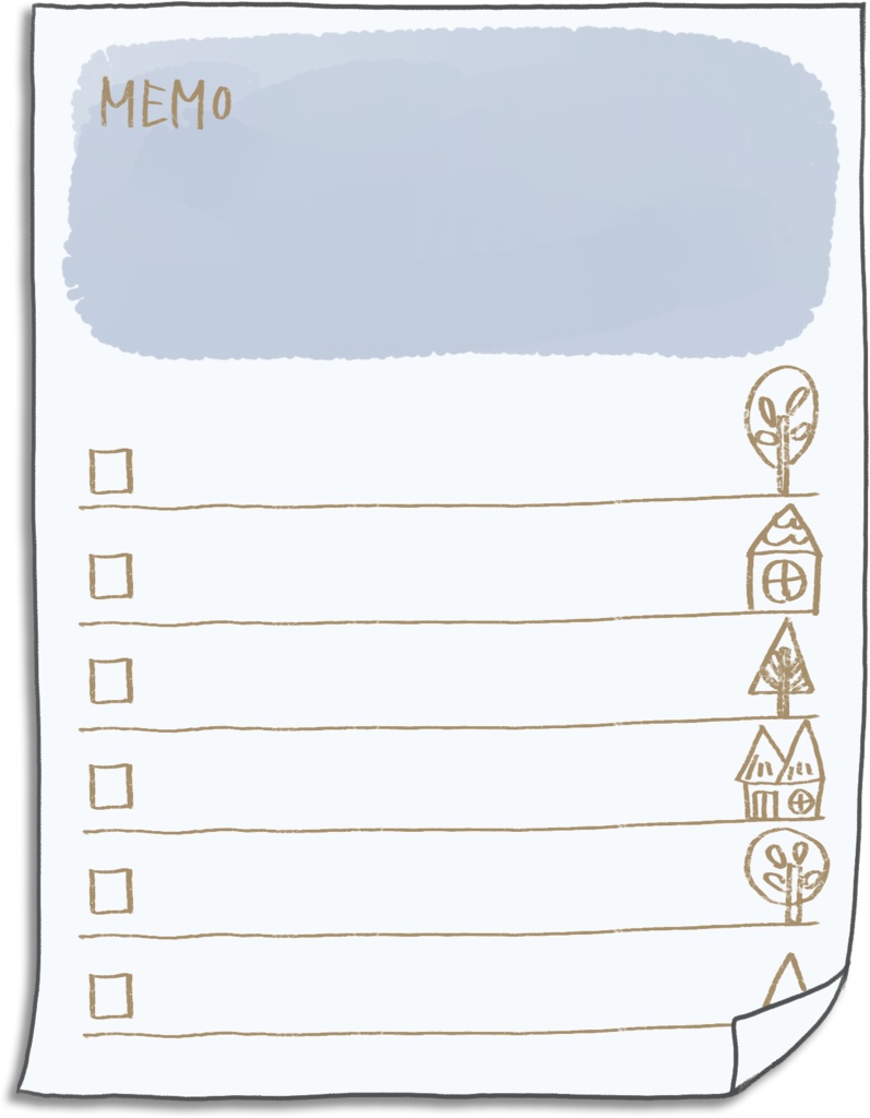 デジタル文具 北欧風イラストTODOリフィル