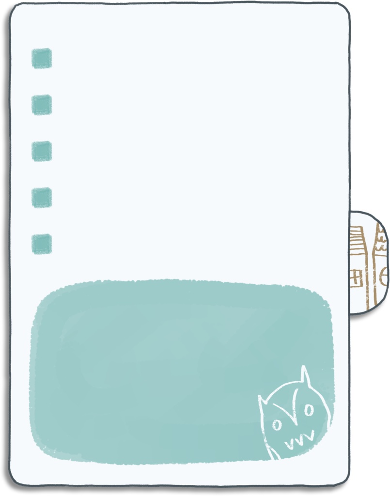 デジタル文具 北欧風イラストTODOリフィル