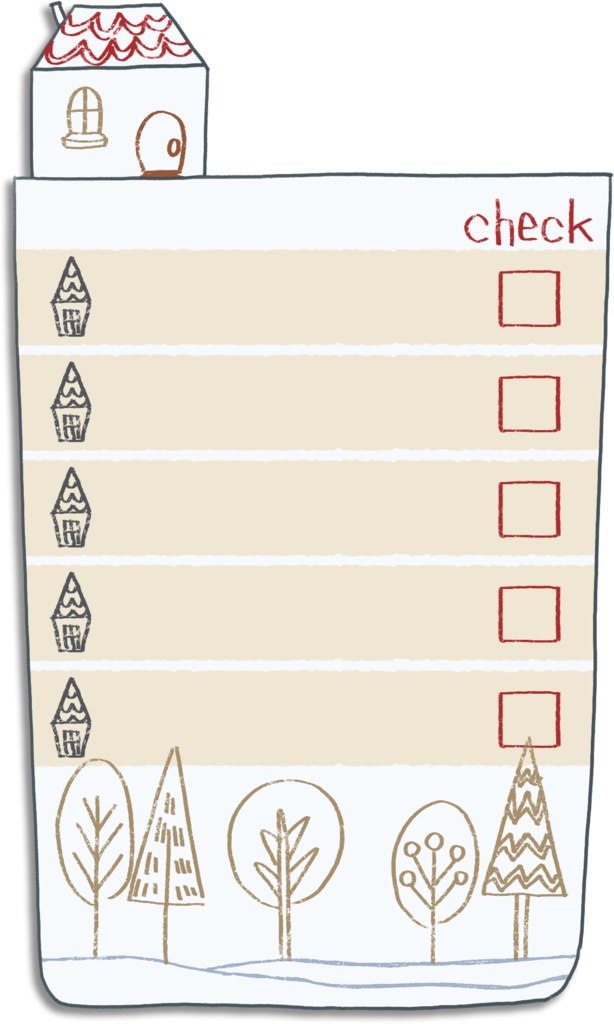 デジタル文具 北欧風イラストTODOリフィル