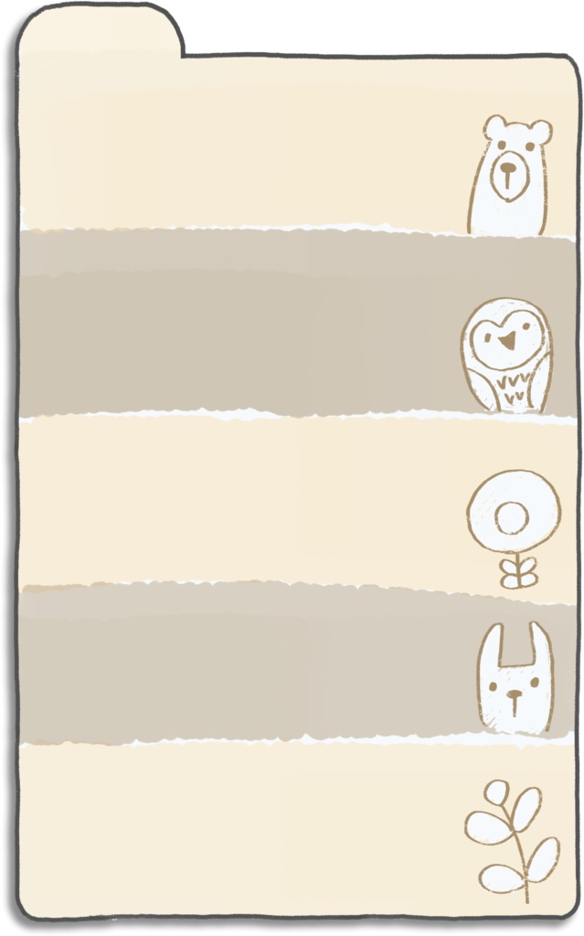 デジタル文具 北欧風イラストTODOリフィル