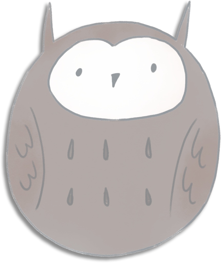 デジタル文具 冬の森ふせん