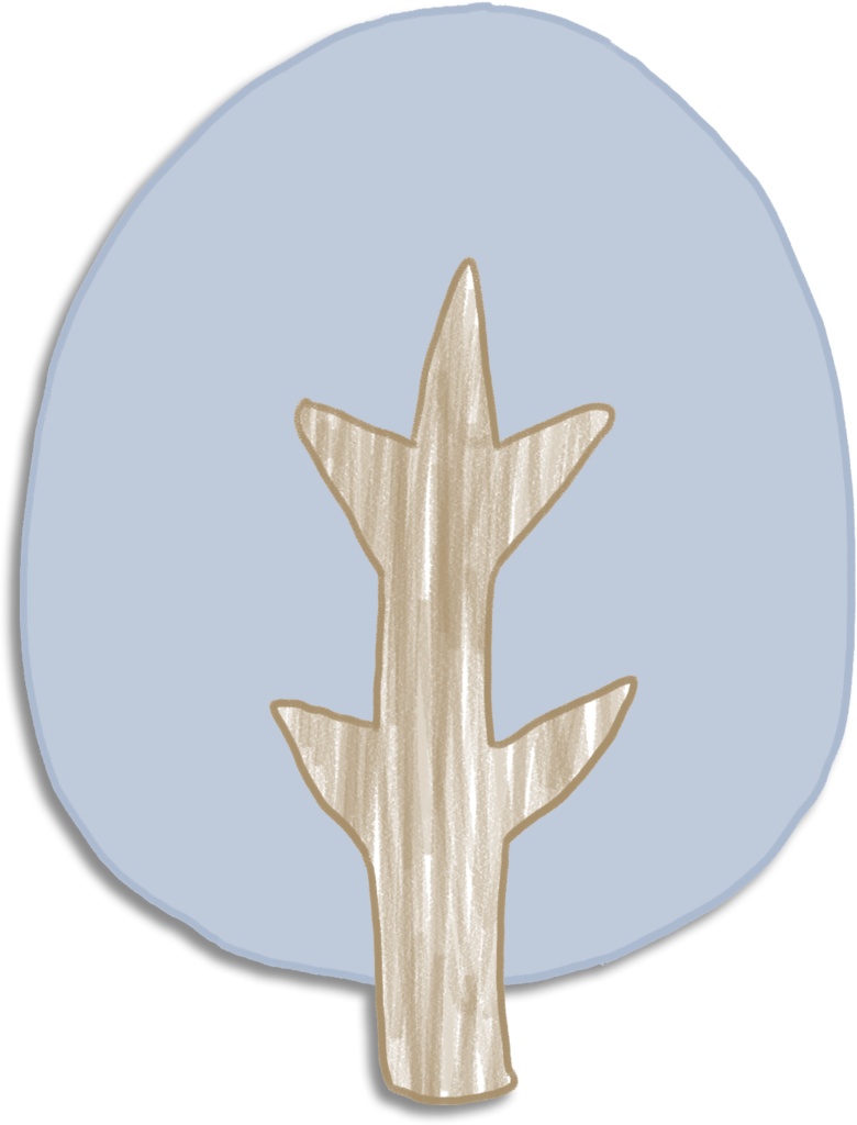 デジタル文具 冬の森ふせん