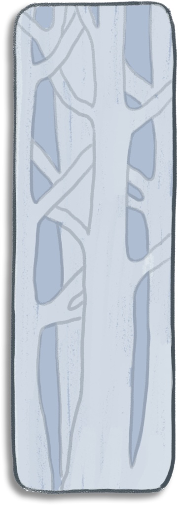 デジタル文具 冬の森ふせん