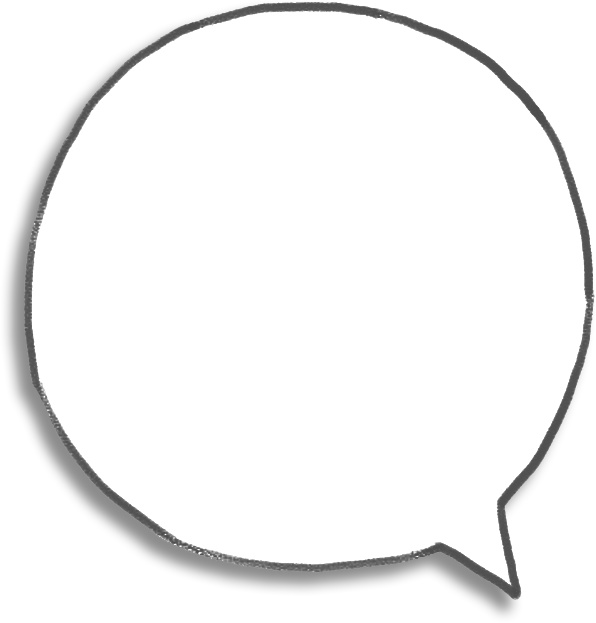 デジタル文具 手描き風ふきだしふせん