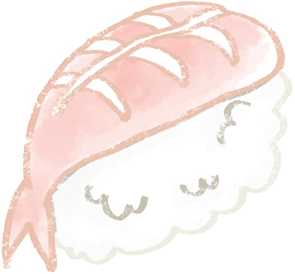 デジタル文具 お寿司ふせん