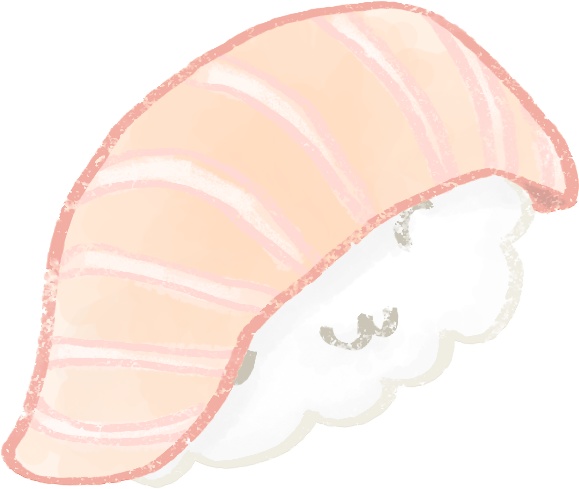 デジタル文具 お寿司ふせん