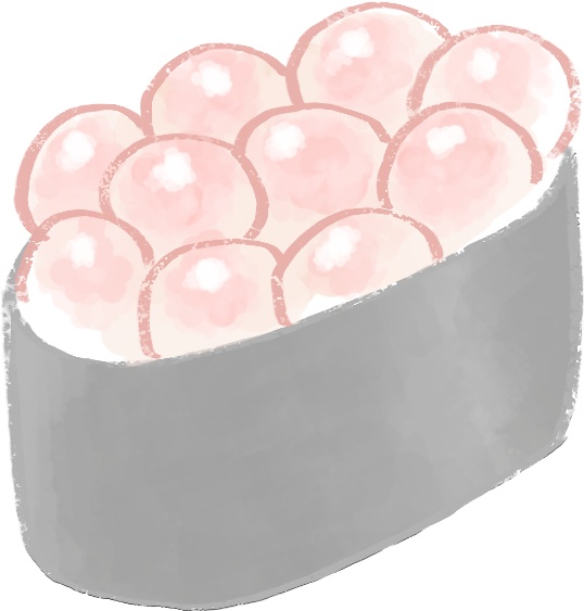 デジタル文具 お寿司ふせん