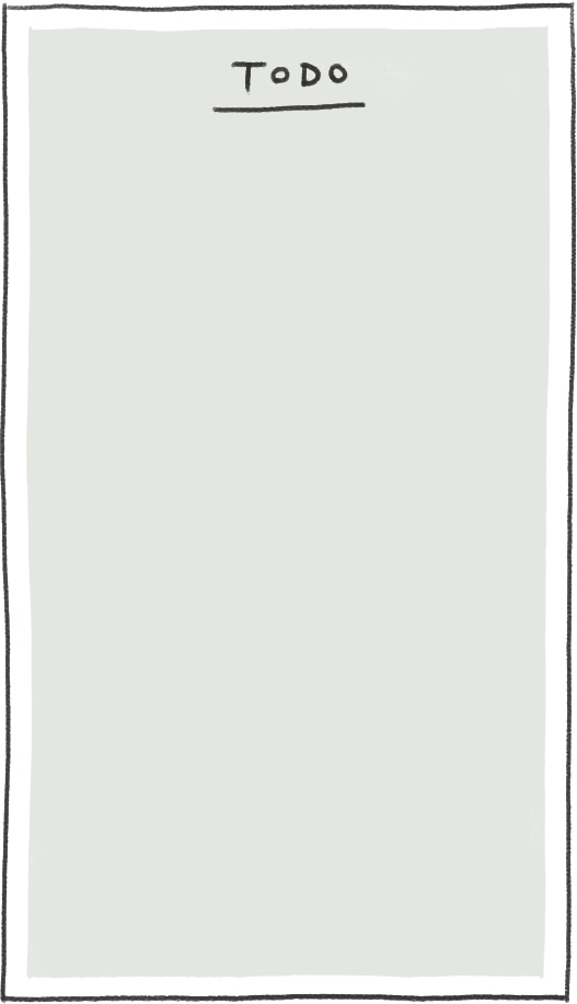 【デジタル手帳素材】シンプルカラーフレームふせん