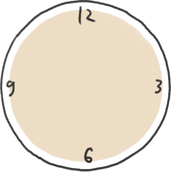 【デジタル手帳素材】シンプルカラーフレームふせん