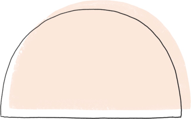 【デジタル手帳素材】シンプルカラーフレームふせん