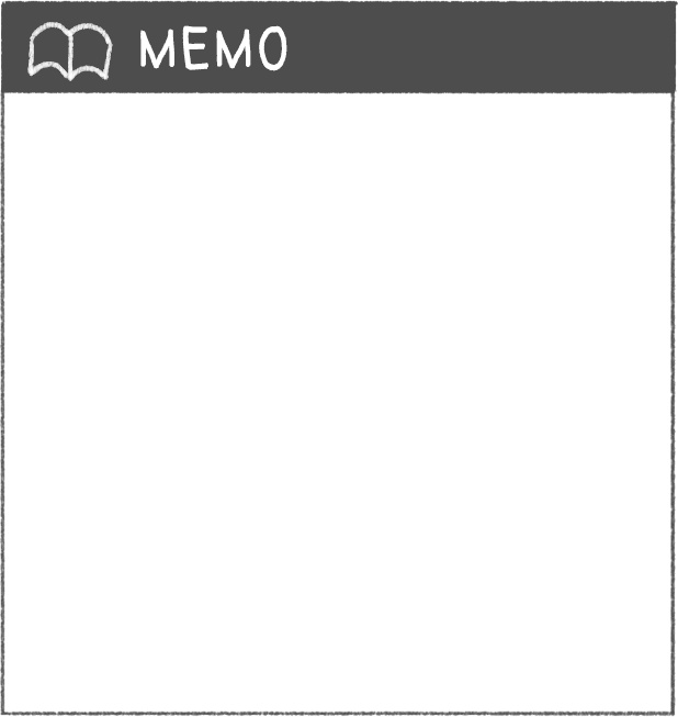 【デジタル手帳素材】シンプルな手描きレビューふせん